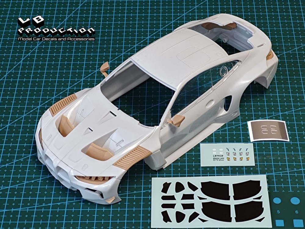 LB Production 1/24 Scale BMW M4 GT3 Evo Transkit (for NuNu BMW M4 GT3 2022 kit)
