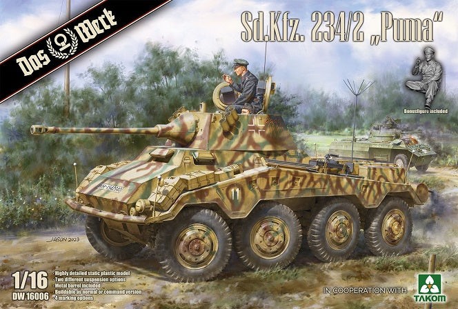 Das Werk 1/16 German Sd.Kfz.234/2 Puma DW16006
