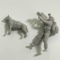 3D Printed 1/72/64/48 US Special Forces Squad Figures Unpainted Model