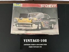 Vintage NOS Sealed New 1983 Revell ’57 Chevy 1/25 Scale Model Kit 7383 1957 tear