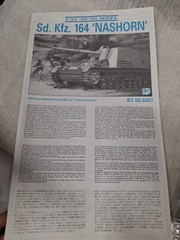 1/35 Scale – Sd. Kfz. 164 ‘Nashorn’ Tank . Dragon Kit # 6001 NEW NOB DML