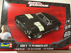 Model Car Parts – Revell Dom’s ’71 Plymouth GTX engine parts ONLY 1/24 kitbash