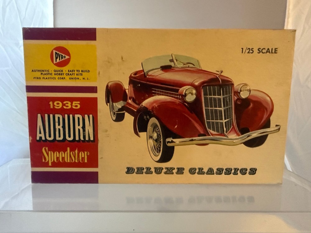 Pyro Supercharged Auburn Speedster 1/25 Model C501-200 Complete – Started