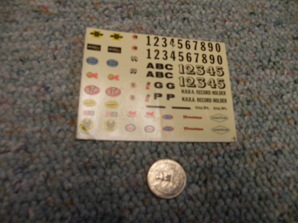 AMT decals NRRA Record Holder etc J139