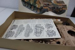Vintage Tamiya 1/35 M3 Bradley #3631 Model Kit Partially Assembled