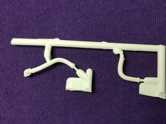 1969 COPO Nova RADIATOR HOSES for 427 V8 Engine from Revell 1:25 Model Kit 69