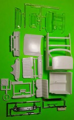 1978 Ford Courier 1/25 Pickup Cab Hood Glass Grill Bumper Interior Tub Seat Dash