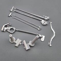 AMT 1/25 Ford Model T Chopped Parts Kitbash Chrome Rear Suspension