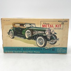 Hubley Model SJ Duesenberg Classic Unassembled Metal Car Kit 1/18 Scale #4864