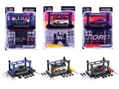 Model Kit 3 piece Car Set Release 81 1/64 Limited Edition by M2 Machines
