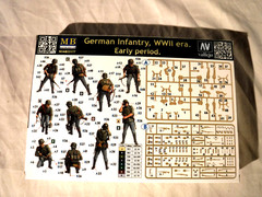 1/35 Master Box 5 German Infantry Western Europe ’44-’45 # 3584