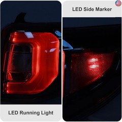 LED Tail Lights Outer Assembly Compatible with 2013-2016 GMC Acadia 2017 Acadia