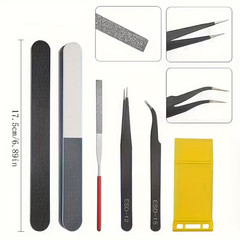 9pcs Model Tools Kit Modeler Basic Tools Craft Set Hobby Building Tools Kit