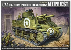 1/35 US Army U.S. Howitzer Motor Carriage M7 Priest #13210 Academy Hobby Model k