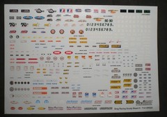 Slixx 7141 Drag Racing Goody Sheet #1 1/24 1/25 waterslide Drag decal