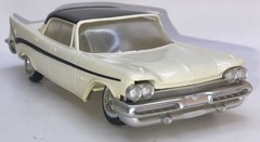 Jo-Han Promo Torsion Bar 1959 DeSoto 4Dr HT 1/25 Pearl White/Black VF-XLNT