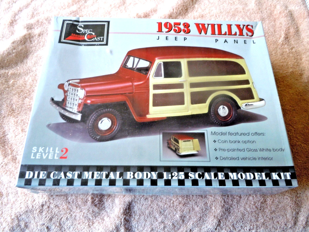 SPEC CAST MODEL 1953 WILLYS JEEP PANEL IN UNOPENED, SEALED BOX