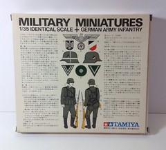 Tamiya 1:35 GERMAN ARMY INFANTRY, Plastic Kit #MM102 With Paperwork Japan