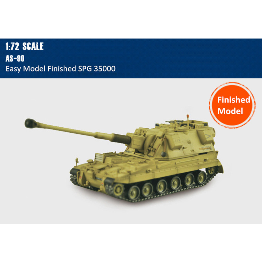 Easy Model 35000 1/72 Scale British Army AS-90 SPG Finished Model same as WOT