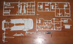 Revell 1998 Pontiac Firebird Ram Air NOS Chassis & Engine Parts Lot 1/25 98