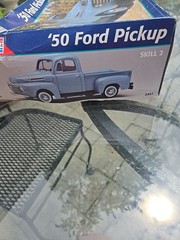 Monogram ’50 Ford Pickup 1:25 Scale Model Kit Model #2457 Sealed Parts