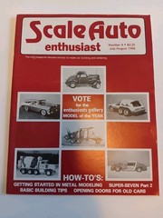 Number 8-Vintage Scale Auto Enthusiast Magazine July-August 1980 Metal Modeling