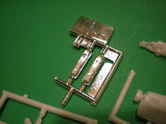 69 1969 Chevy Camaro RS Z28 SS 1/25 302 engine motor chrome dual carbs model car
