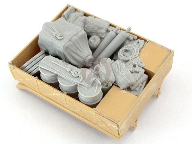 Panzer Art 1/35 Sd.Kfz.9 Famo Half-track WWII Cargo Load Stowage Set RE35-482