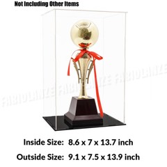 Large Acrylic Display Case Clear Box Dustproof Diecast 1:18 Action Figures Cabin