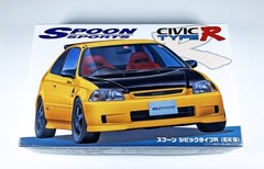 1:24 Fujimi Honda Civic EK9 Late Model Type R Spoon Sports Inch Up Open Box Mint