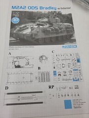 Dragon 7414 1/72 Scale M2A2 ODS Bradley w/Interior 3D Printed Parts Model Kit