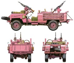 Italeri 1/35 6501 WWII British SAS Recon Vehicle “Pink Panther”