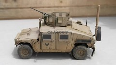 Hand Painted 1/35 Scale US Army Hummer M1151 Jeep Desert Color Plastic Model