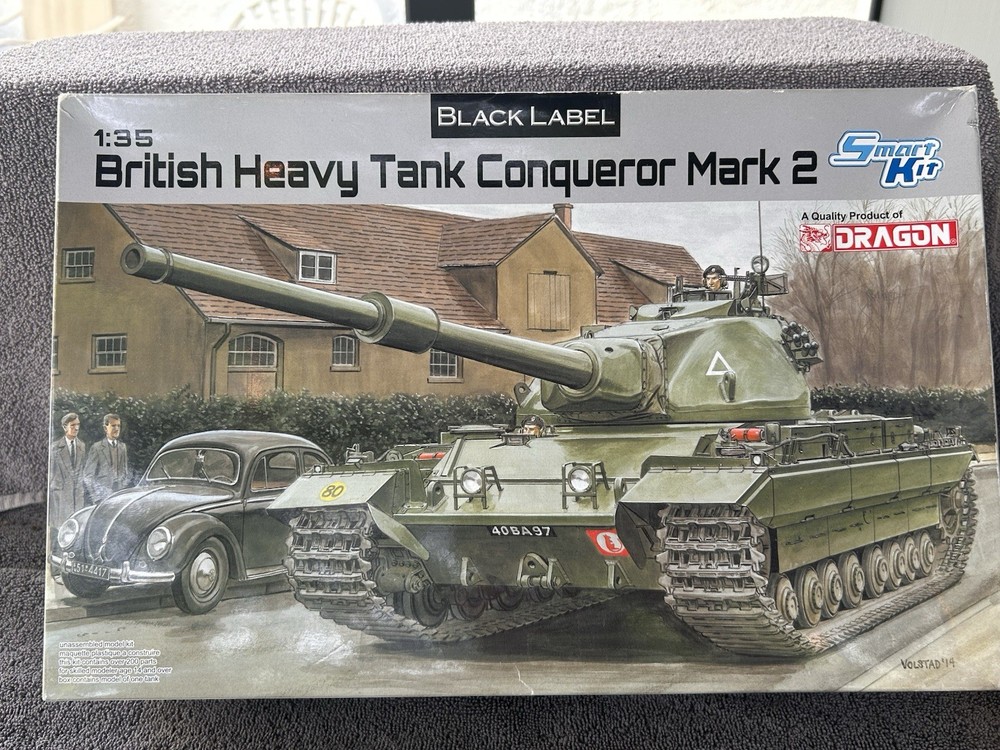 Dragon 1/35th Scale Black Label British Heavy Tank Conqueror Mk 2 Kit #3555