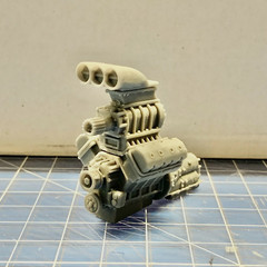 Hemi Blown Supercharged Engine 1/25