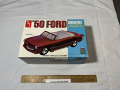 1975 AMT Plastic Model Kit 1950 Ford Convertible #T353 Sealed Bags Unbuilt Nice