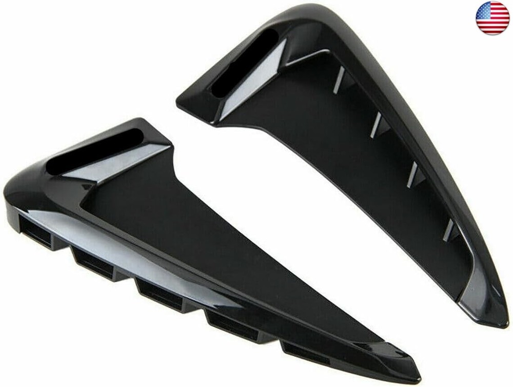2 PCS Shark Gills Side Decoration Fender Vent Trim,Body Marker Fender Air wing