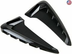 2 PCS Shark Gills Side Decoration Fender Vent Trim,Body Marker Fender Air wing