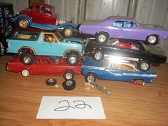 Model Car Junkyard/Parts Lot Salvage Built Plastic Models #22