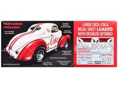 SKILL 2 MODEL KIT 1940 WILLYS COUPE “COKE RACE TEAM” 1/25 SCALE BY AMT AMT1492