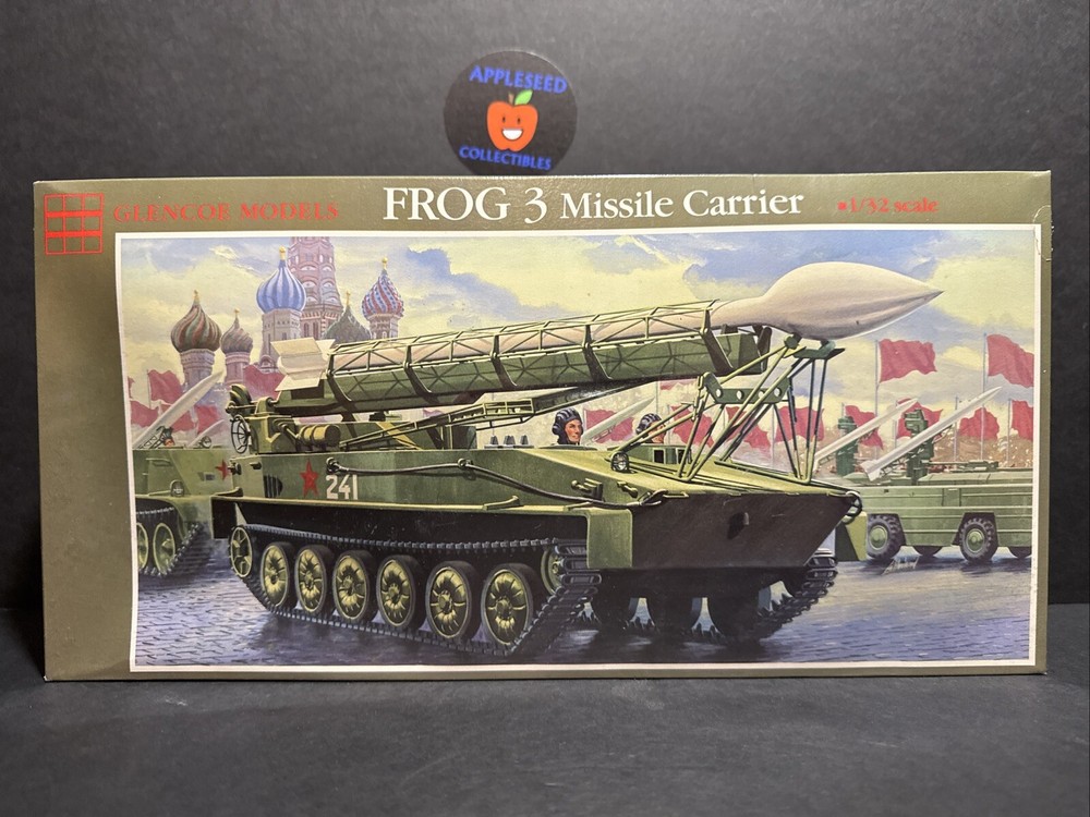 Collectible 1/32 Scale GLENCOE Model FROG 3 MISSILE CARRIER Kit #07401