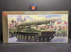 Collectible 1/32 Scale GLENCOE Model FROG 3 MISSILE CARRIER Kit #07401