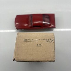 1965 Ford Mustang Fast back dealer promo car model red color (124)