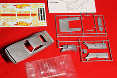 + NEW BODY +,Glass /Decals 69 CHARGER “FUNNY CAR” MOLDED IN BRITE SILVER 1/25