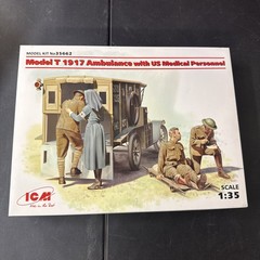 ICM 1/35 US Model T 1917 Ambulance with US Medical Personnel 35662