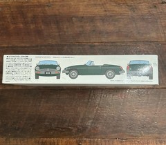 AOSHIMA #01398 EURO CLUB MGB URETANE BUMPER MODEL Kit Car New in Box Automobile