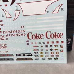 Coca Cola Willys Gasser Drag Racing DECAL SHEET AMT 1:25 Search LBR Model Parts