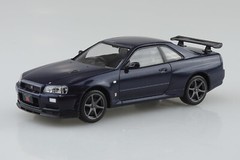 Aoshima 1/32 RAKUPLA SNAP KIT No.12-MP NISSAN R34 SKYLINE GT-R (Midnight Purple)