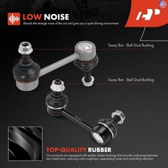 A-Premium Set of 8, Front & Rear Sway Bar Link, Front Inner Outer Tie Rod