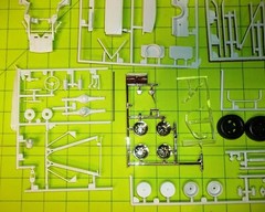 DONOR CHASSIS #1 -SHORT TRACK – DIRT – NASCAR STOCK CAR CHASSIS KIT -1/25